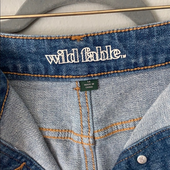 Wild Fable denim button up skirt size 14 - Picture 3 of 4